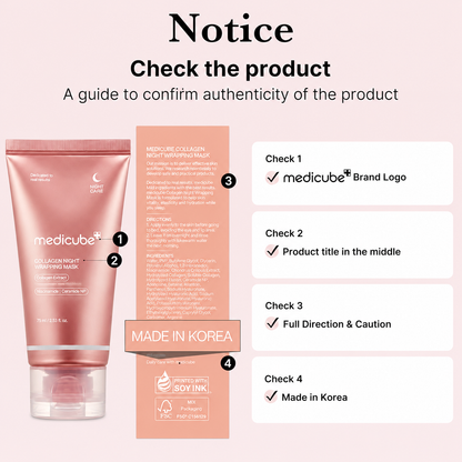 Medicube Collagen Overnight Wrapping Peel Off Facial Mask