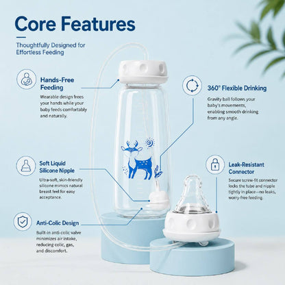 Haveely FlowNest™ - India's Premium Hands-Free Baby Feeding System
